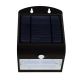 Ηλιακό επιτοίχιο φωτιστικό LED με αισθητήρα LED/3W/3,7V 3000/4000K IP65 μαύρο