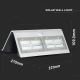 Ηλιακό επιτοίχιο φωτιστικό LED με αισθητήρα LED/7W/3,7V 4000K IP65 λευκό