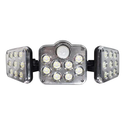 Ηλιακό σποτ LED  με αισθητήρα φωτό; LED/20W/3,7V 1200 mAh IP44 + τηλεχειριστήριο