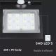 Ηλιακό φως τοίχου LED με αισθητήρα LED/1.5W/3,7V IP65