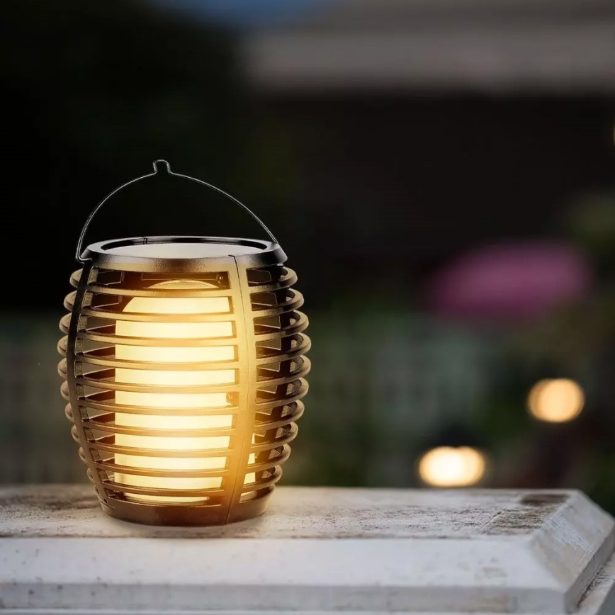 Ηλιακό φωτιστικό LED FLAME 4σε1 1xLED/0,45W/3,7V IP44 500 mAh