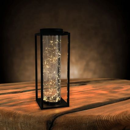 Ηλιακό φωτιστικό LED GLAMOUR LED/1,2V 600 mAh IP44 μαύρο