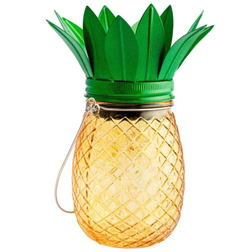 Ηλιακό φωτιστικό LED JAR LED/1,2V 150 mAh IP44 ανανάς