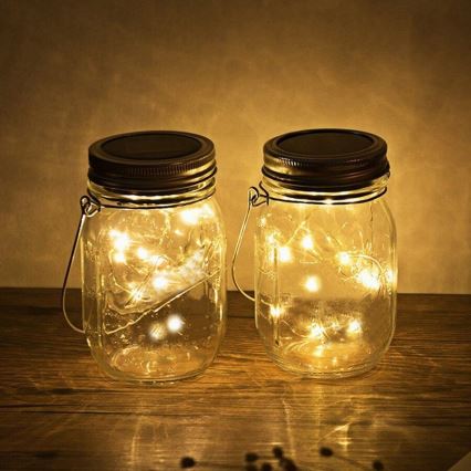 Ηλιακό φωτιστικό LED JAR LED/1,2V 600 mAh IP44