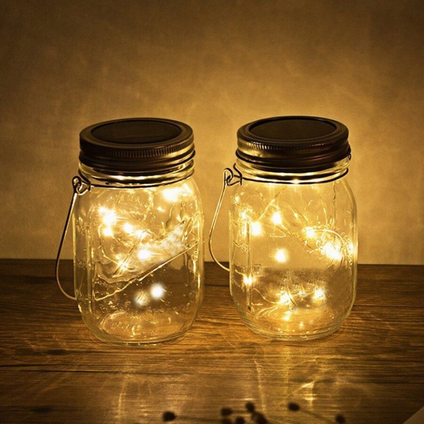 Ηλιακό φωτιστικό LED JAR LED/1,2V 600 mAh IP44