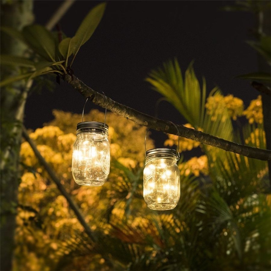 Ηλιακό φωτιστικό LED JAR LED/1,2V 600 mAh IP44