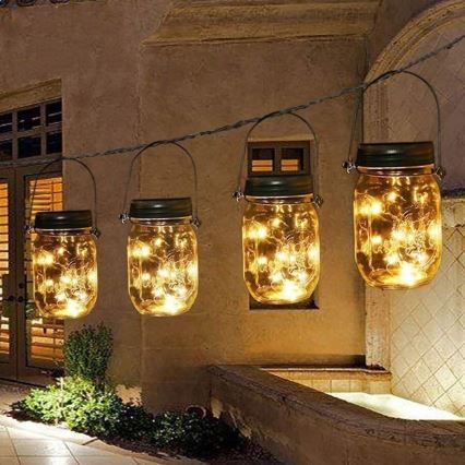 Ηλιακό φωτιστικό LED JAR LED/1,2V 600 mAh IP44
