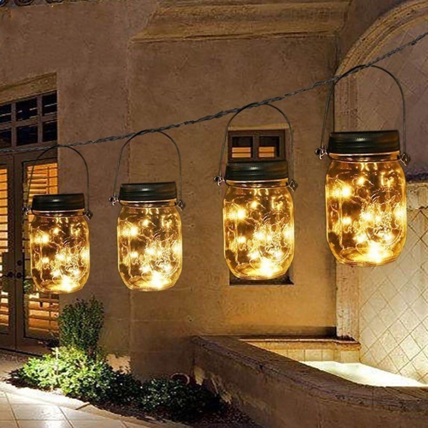 Ηλιακό φωτιστικό LED JAR LED/1,2V 600 mAh IP44