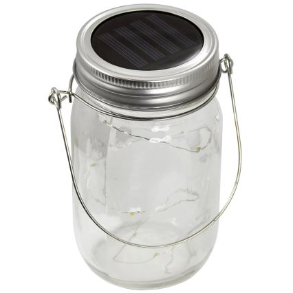 Ηλιακό φωτιστικό LED JAR LED/1,2V 600 mAh IP44