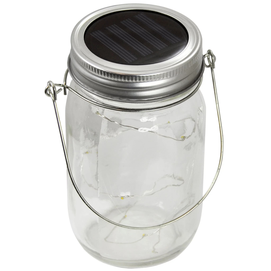 Ηλιακό φωτιστικό LED JAR LED/1,2V 600 mAh IP44