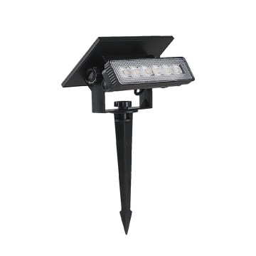 Ηλιακό φωτιστικό LED LED/0,9W/3,7V 3000K IP65 μαύρο