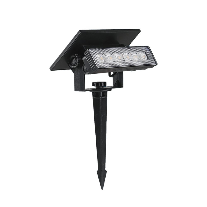 Ηλιακό φωτιστικό LED LED/0,9W/3,7V 3000K IP65 μαύρο