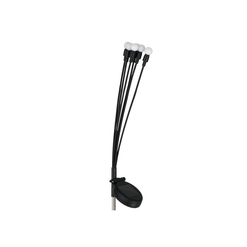 Ηλιακό φωτιστικό LED MULTI LED/0,06W/1,2V 150 mAh IP44 μαύρο
