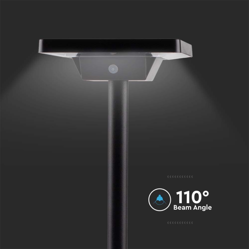 Ηλιακό φωτιστικό LED εξωτερικού χώρου 2σε1 LED/2W/3,7V IP65 3000/4000/6500K 2600 mAh