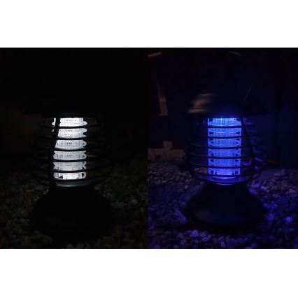Ηλιακό φωτιστικό LED με παγίδα εντόμων LED/1,2V 600 mAh IP44