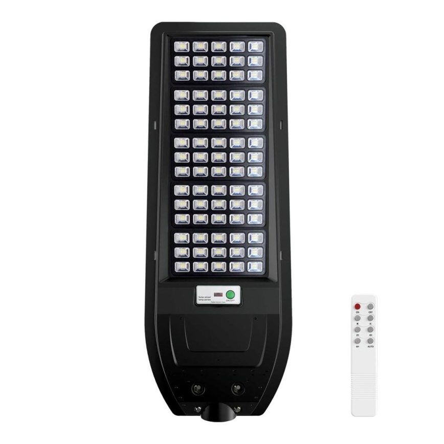 Ηλιακό φωτιστικό δρόμου LED VIA 200W/20000 mAh 3,2V 6000K IP54 + τηλεχειριστήριο