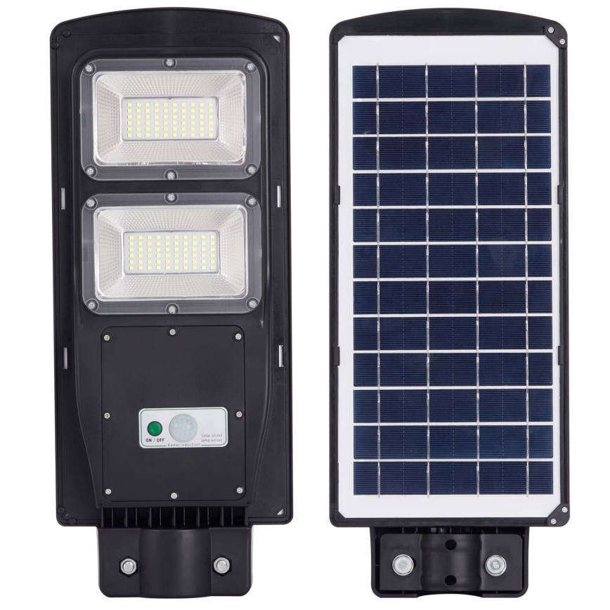 Ηλιακό φωτιστικό δρόμου LED με αισθητήρα STREET 2xLED/6W/3,2V IP65 + τηλεχειριστήριο