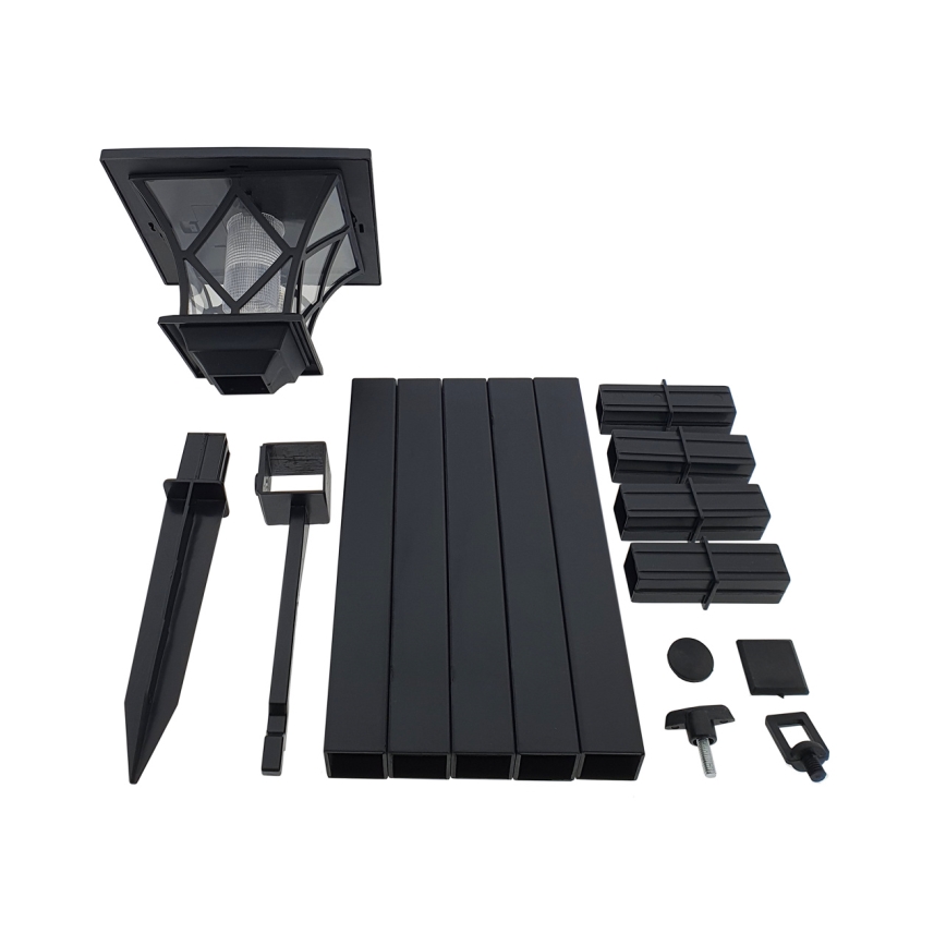 Ηλιακό φωτιστικό εξωτερικού χώρου LED 3σε1 LED/1,2V IP44 μαύρο