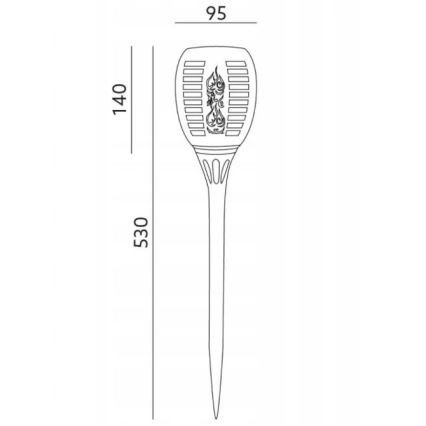 Ηλιακό φωτιστικό εξωτερικού χώρου LED SPARKLE LED/0,12W/1,2V IP44 300 mAh
