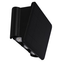 Ηλιακό φωτιστικό τοίχου LED ALF LED/4W/3,2V 3000K IP54 μαύρο