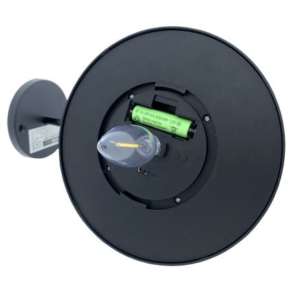 Ηλιακό φωτιστικό τοίχου LED LED/0,5W/1,2V 600 mAh IP44 μαύρο