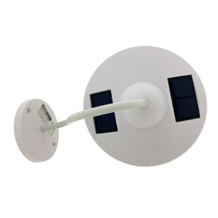 Ηλιακό φωτιστικό τοίχου LED LED/0,5W/1,2V 600 mAh IP44 λευκό