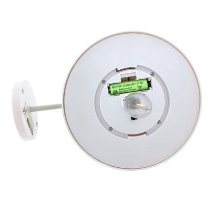 Ηλιακό φωτιστικό τοίχου LED LED/0,5W/1,2V 600 mAh IP44 λευκό