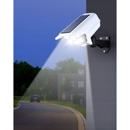 LED Ηλιακό dummy security camera με αισθητήρα KAMERA LED/1W/3,7V 1200 mAh IP44 + τηλεχειριστήριο