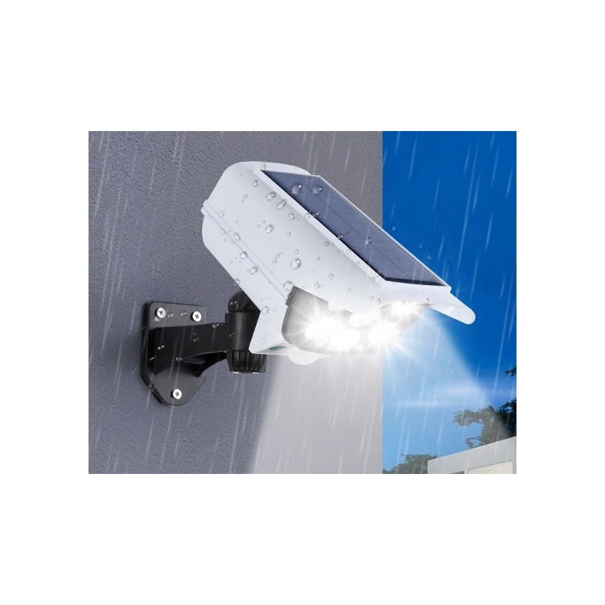 LED Ηλιακό dummy security camera με αισθητήρα KAMERA LED/1W/3,7V 1200 mAh IP44 + τηλεχειριστήριο