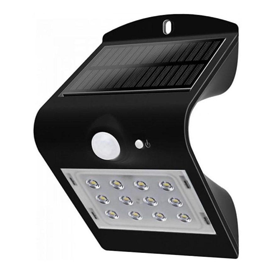 Ηλιακό φωτιστικό τοίχου LED με αισθητήρα LED/1.5W/3,7V IP65 1200 mAh