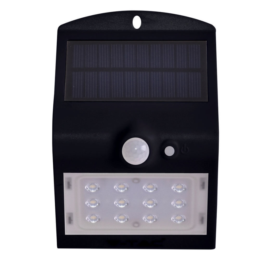 Ηλιακό φωτιστικό τοίχου LED με αισθητήρα LED/1.5W/3,7V IP65 1200 mAh
