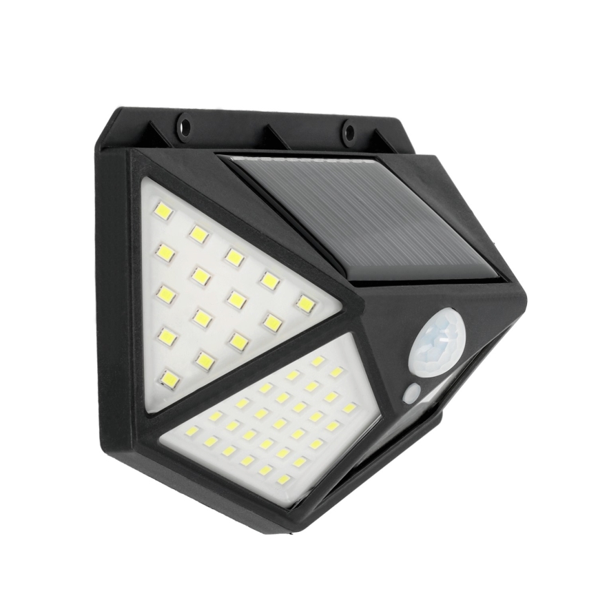 Ηλιακό φωτιστικό τοίχου LED με αισθητήρα LED/1W/3,7V 6500K IP44