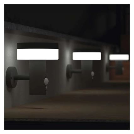 Ηλιακό φωτιστικό τοίχου LED με αισθητήρα LED/2W/3,7V 1200 mAh IP44