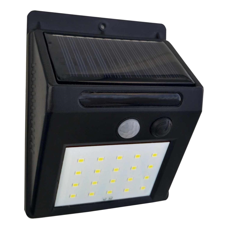 Ηλιακό φωτιστικό τοίχου LED με αισθητήρα LED/3W/3,7V 1200 mAh IP44