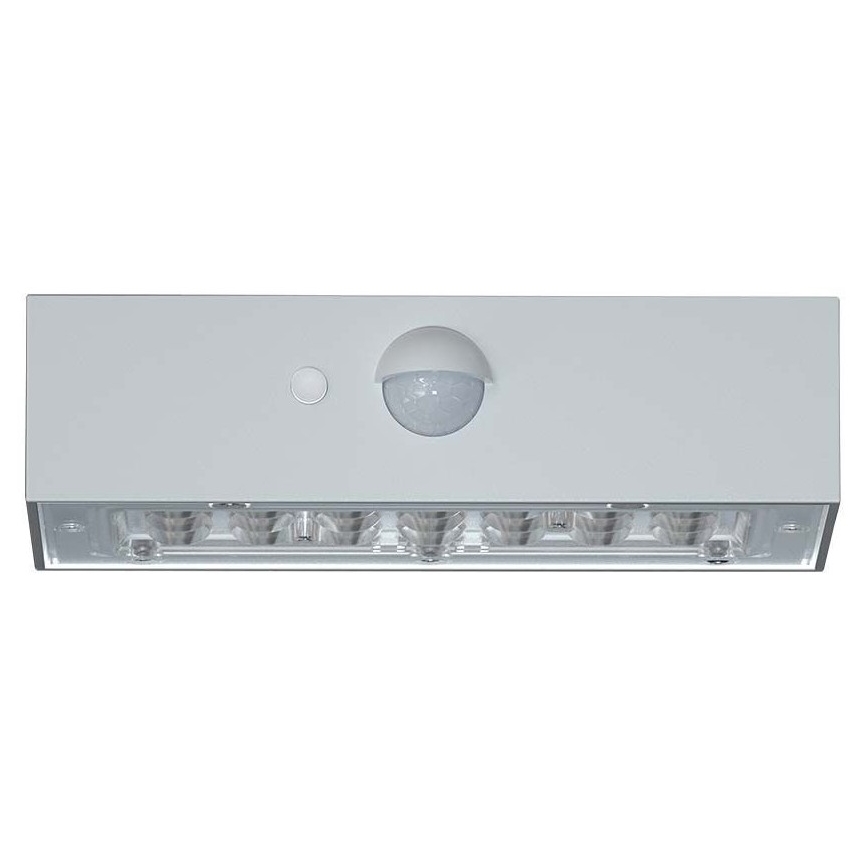 Ηλιακό φωτιστικό τοίχου LED με αισθητήρα LED/3W/3,7V 3000K/4000K IP65 λευκό