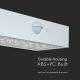 Ηλιακό φωτιστικό τοίχου LED με αισθητήρα LED/3W/3,7V 3000K/4000K IP65 λευκό