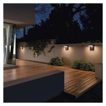 Ηλιακό φωτιστικό τοίχου LED με αισθητήρα LED/4,4W/3,7V 2200 mAh IP44