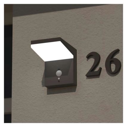 Ηλιακό φωτιστικό τοίχου LED με αισθητήρα LED/4,4W/3,7V 2200 mAh IP44