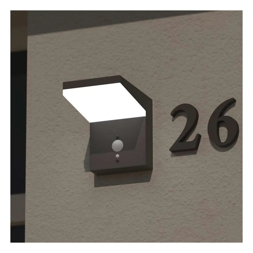 Ηλιακό φωτιστικό τοίχου LED με αισθητήρα LED/4,4W/3,7V 2200 mAh IP44