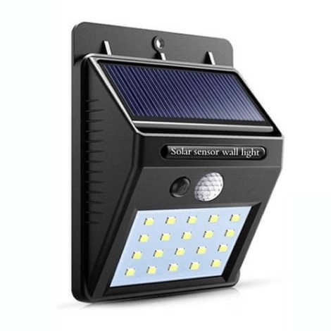 Ηλιακό φωτιστικό τοίχου LED με αισθητήρα LED/4W/3,7V IP44
