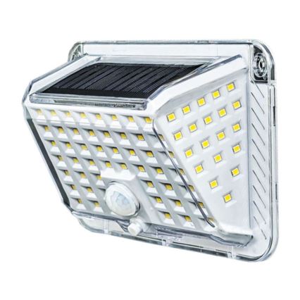 Ηλιακό φωτιστικό τοίχου LED με αισθητήρα LED/5W/3,7V 1200 mAh IP44