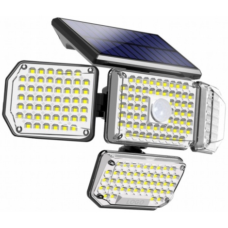 Ηλιακό φωτιστικό τοίχου LED με αισθητήρα LED/5W/5,5V IP65