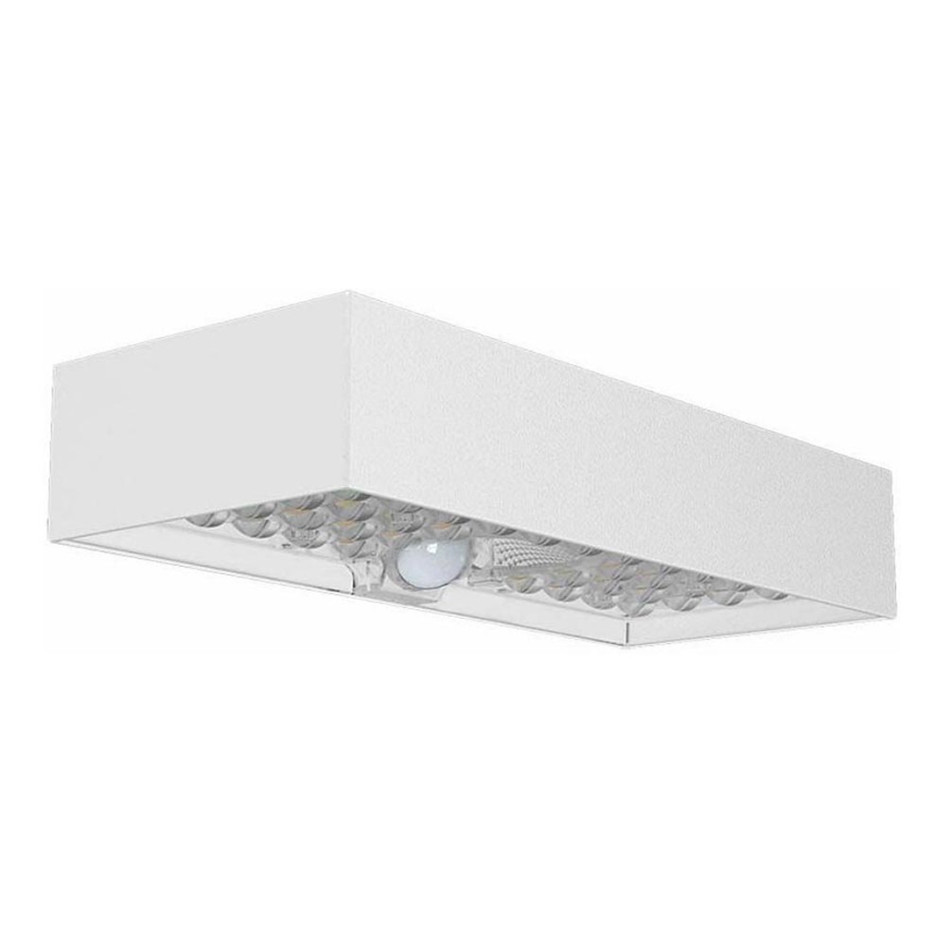 Ηλιακό φωτιστικό τοίχου LED με αισθητήρα LED/6W/3,7V IP65 4000K 3000 mAh λευκό