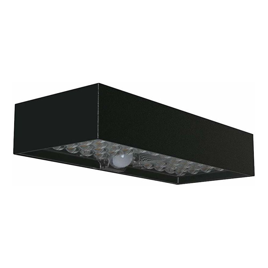 Ηλιακό φωτιστικό τοίχου LED με αισθητήρα LED/6W/3,7V IP65 4000K 3000 mAh μαύρο