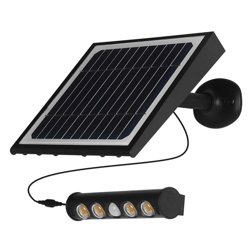 Ηλιακό φωτιστικό τοίχου LED με αισθητήρα LED/8W/3,7V IP65 4000K