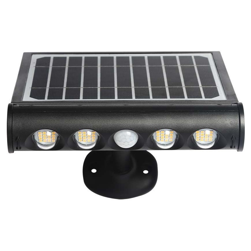 Ηλιακό φωτιστικό τοίχου LED με αισθητήρα LED/8W/3,7V IP65 6000K