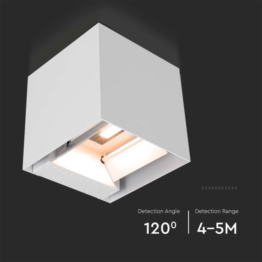 Ηλιακό φωτιστικό τοίχου LED με αισθητήρα LED/9W/3,7V IP65 3000K λευκό