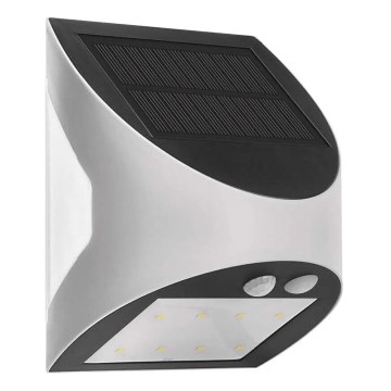 Ηλιακό φωτιστικό τοίχου LED με αισθητήρα LUMI LED/3,7W IP54 λευκό