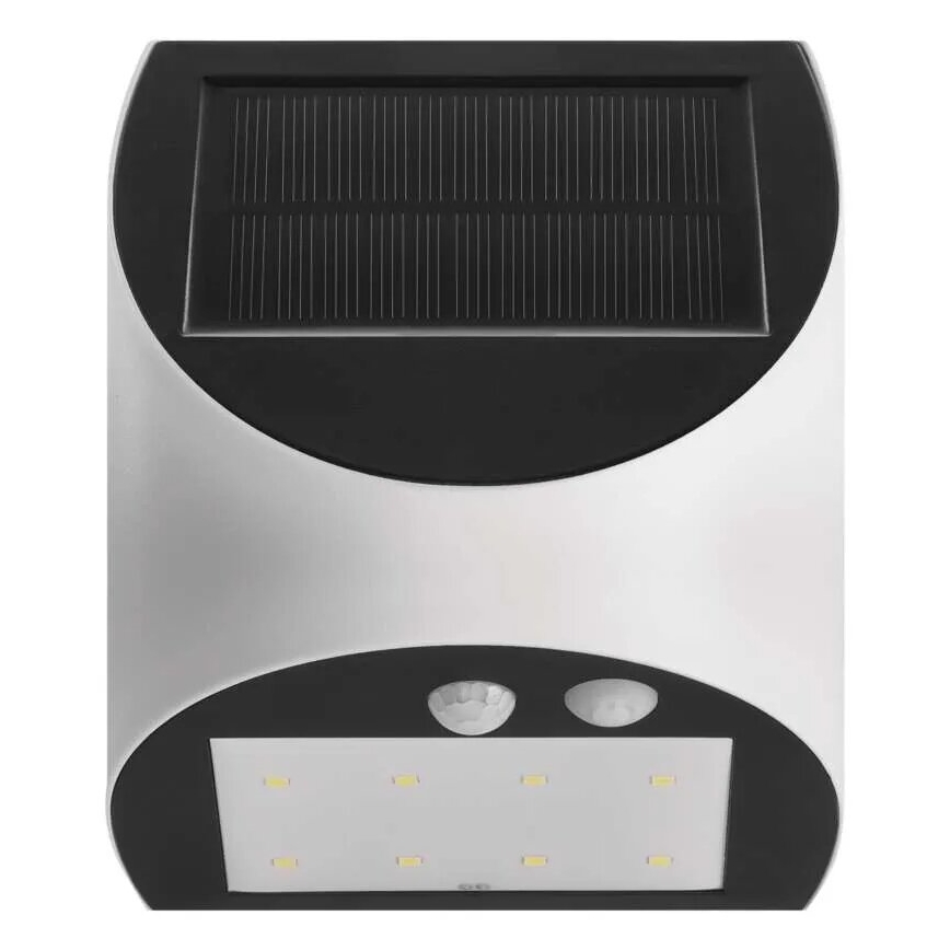 Ηλιακό φωτιστικό τοίχου LED με αισθητήρα LUMI LED/3,7W IP54 λευκό
