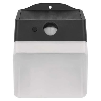 Ηλιακό φωτιστικό τοίχου LED με αισθητήρα LUMI LED/3,7W IP65 μαύρο